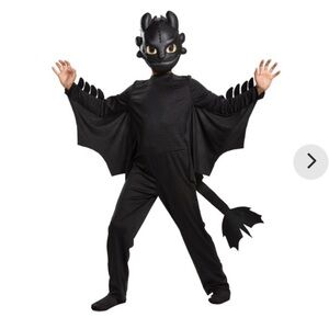 How to train your dragon Toothless costume (kids sz 7-8)